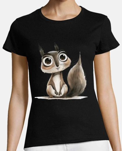Tee-shirt ecureuil cartoon