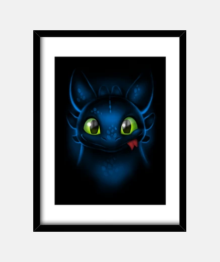 Cadre édenté - httyd - jolis yeux de dragon