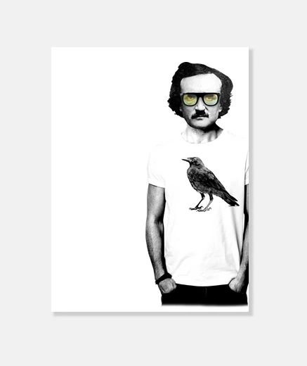 Wall edgar allan poe canvas