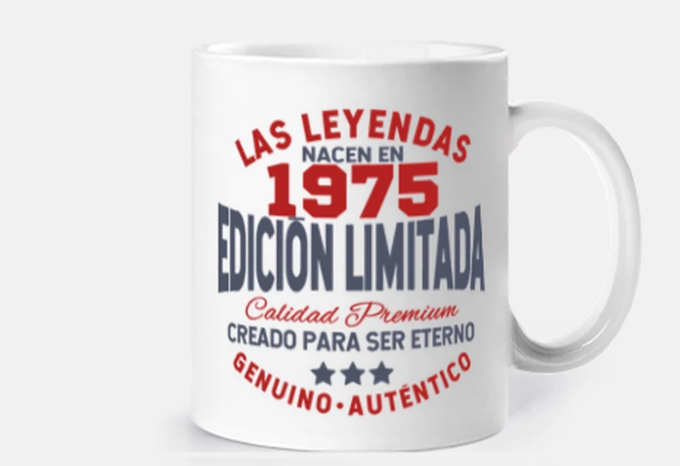 Taza edición limitada 1975