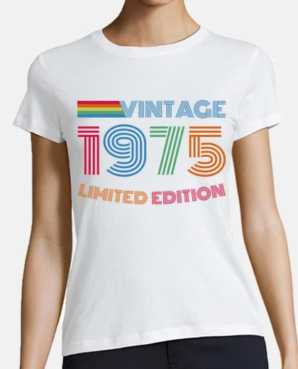 Camiseta edición limitada vintage 1975