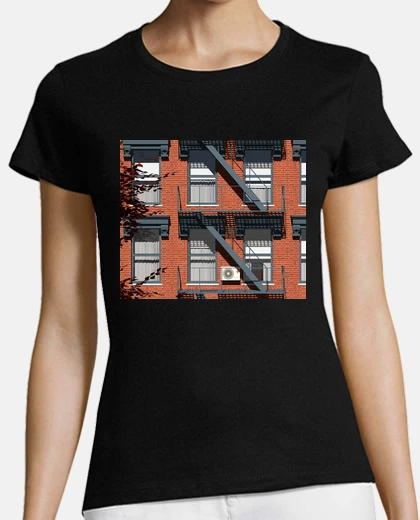 T-shirt edificio nu eva york