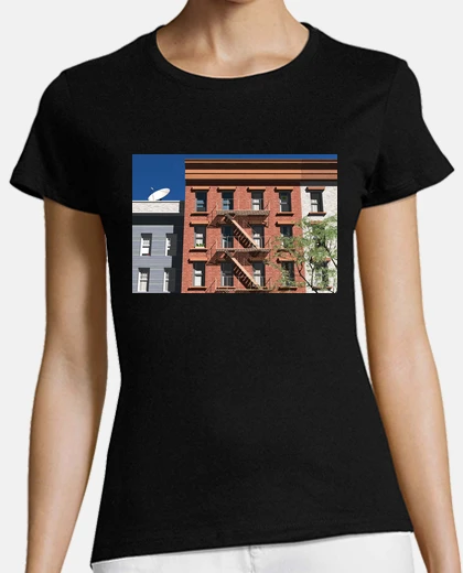 T-shirt edificio s de nu eva york