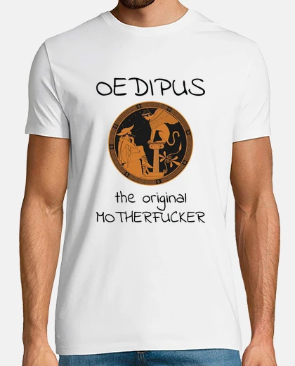 T-shirt Edipo il vero mother di puttana - ovvia