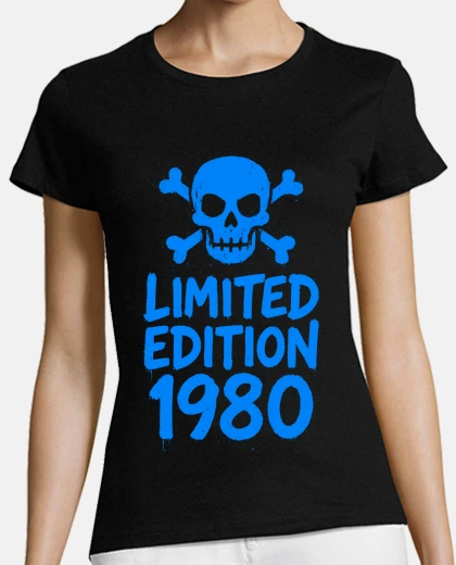 Tee-shirt Édition limitée 1980 année de naissance