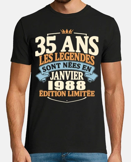 Tee-shirt Edition limitée janvier 1988