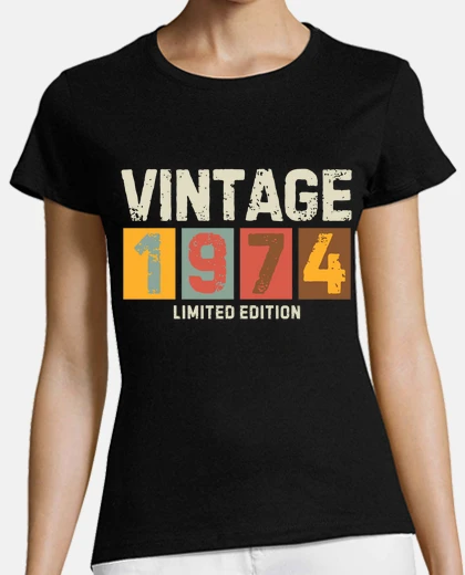 Tee-shirt édition limitée millésime 1974