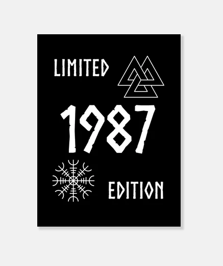 Stampa edizione limitata 1987 stile vi king o