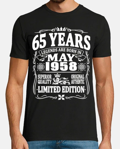 T-shirt edizione limitata maggio 1958