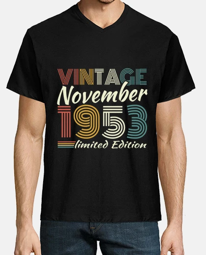 T-shirt Edizione limitata vintage novembre 1953