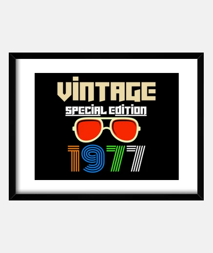 Quadro edizione vintage special 1977 44 anni