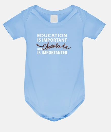 Kids education is important - but chocolate 