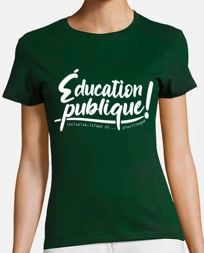Playera Éducation Publique - Marea Verde - Plat