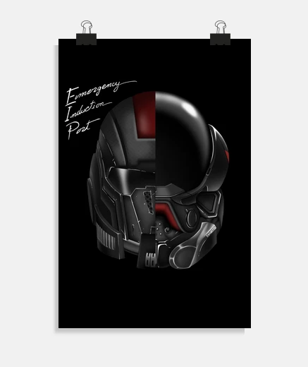 Póster efecto punk