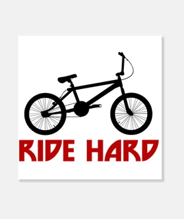 efedefunko © bmx ridehard - tela cuadrato 1: 1 - (40 x 40 cm)