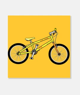 efedefunko © custom bicitrial funkobikes acidmood - tela cuadrato 1: 1 - (40 x 40 cm)