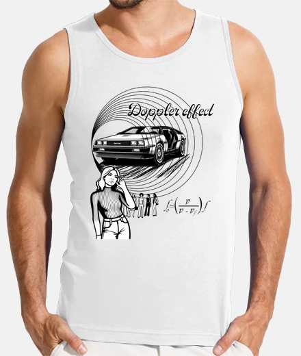 Tee-shirt effet doppler physique delorean