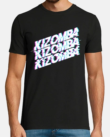T-shirt effetto glitch kiz