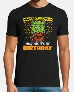 effrayant joyeux halloween et oui c&#39;est mon anniversaire
