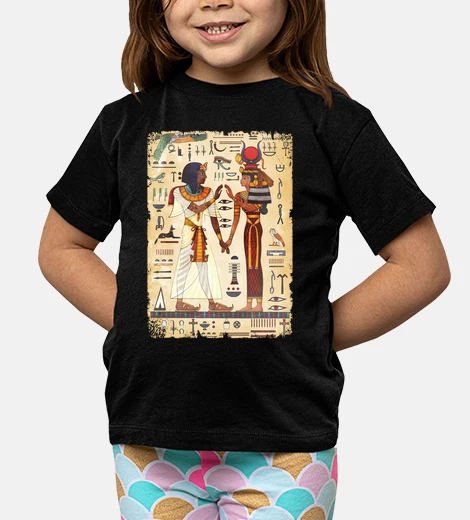 Abbigliamento Egitto geroglifico muro murale egyptian