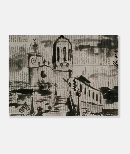 Tableau église sitges