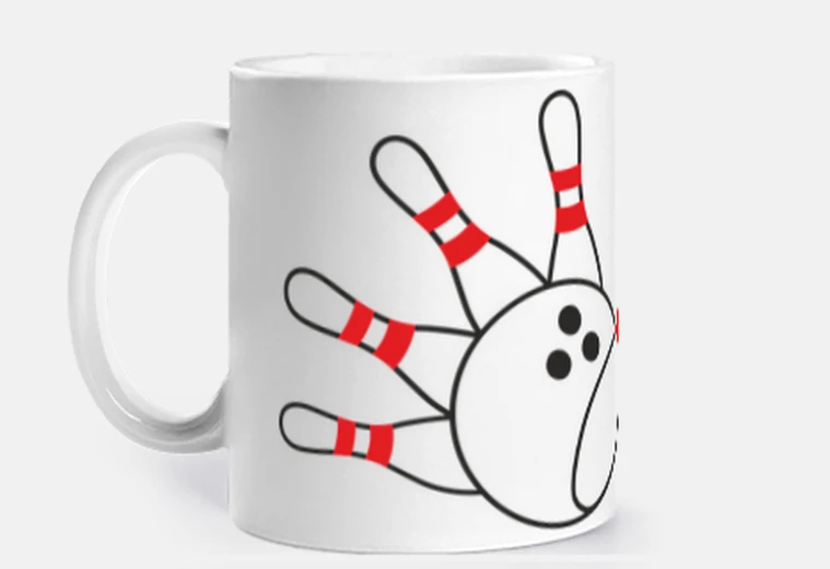 Tazza ehi schema di bowling