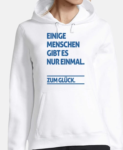 Felpa einige men schen gibt è nur einmal
