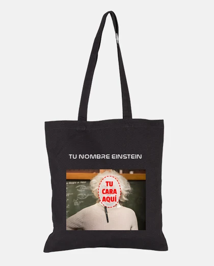 Bolsa Einstein con tu cara