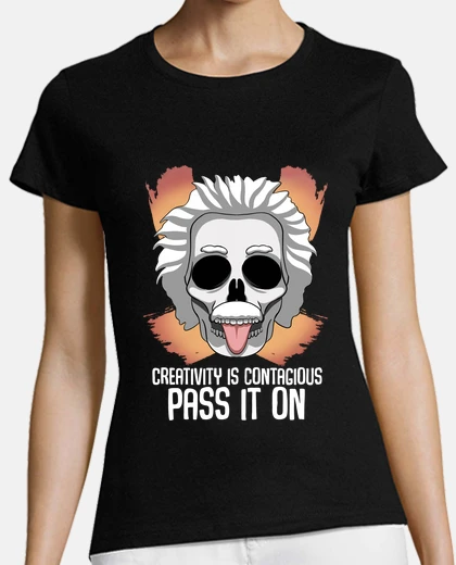 T-shirt Einstein Creative Skull
