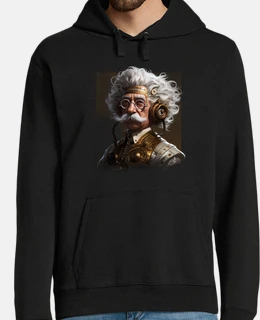 einstein style steampunk , fisica, esperimento,