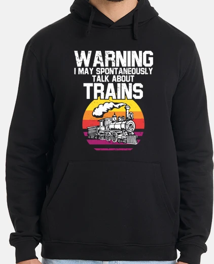 Sudadera El amante del tren puede hablar espontá