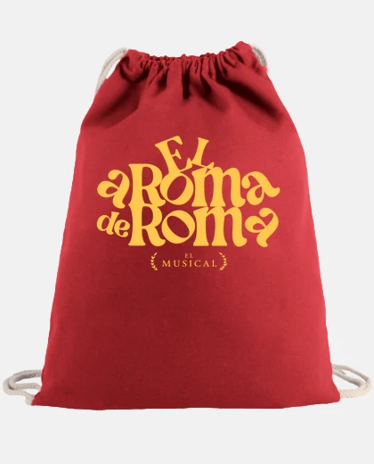 El aroma de Roma Logo dorado