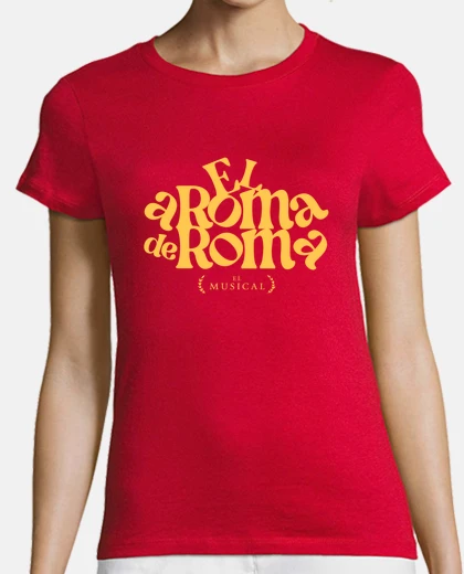 El aroma de Roma Logo dorado