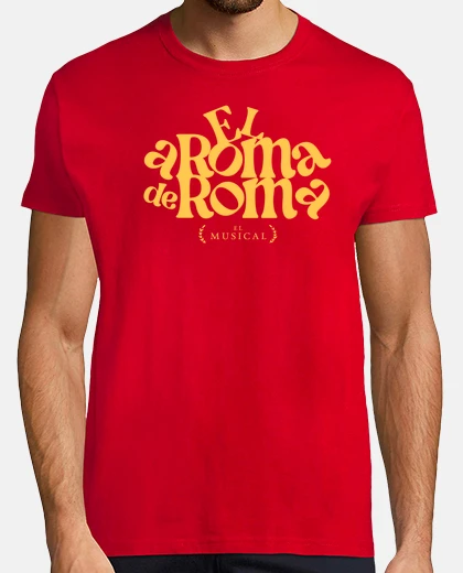 El aroma de Roma Logo dorado