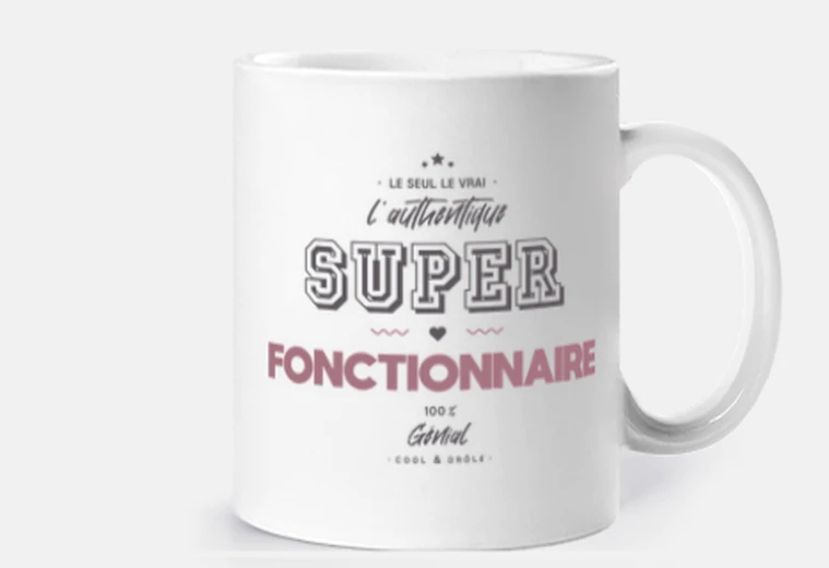 Taza el auténtico super funcionario