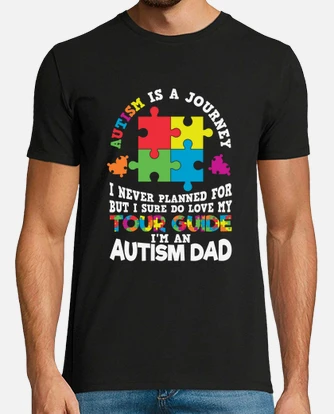 Camiseta el autismo es un viaje yo nunca el au. laTostadora