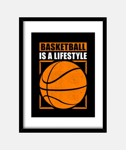 Cuadro el baloncesto es un estilo de vida