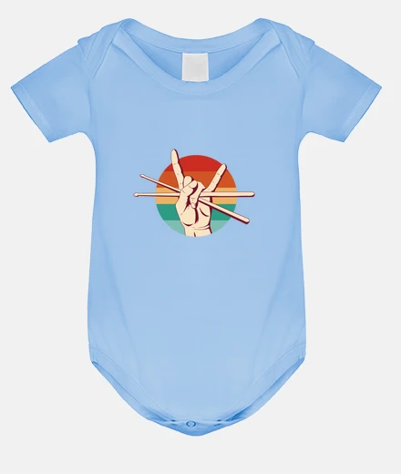 Ropa el baterista de la banda de hard rock .baby camina con el palo.
