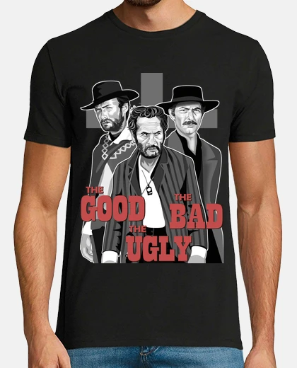Camiseta El Bueno, el Feo y el Malo ByN