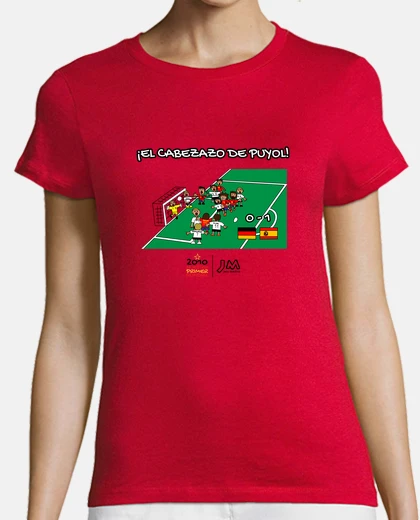 Playera El cabezazo de Puyol - España - Alemania
