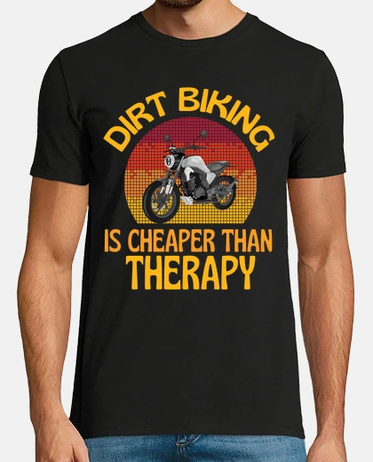 Camiseta el ciclismo de tierra es mi terapia
