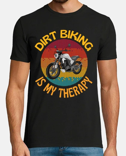 Camiseta el ciclismo de tierra es mi terapia