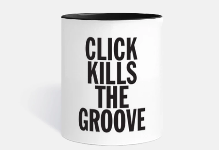 Taza El clic mata el ritmo