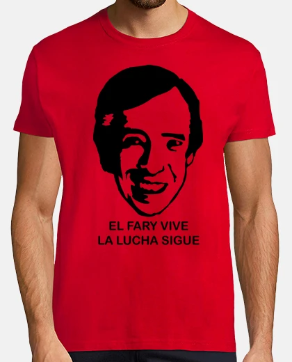 Playera El Fary vive, la lucha sigue