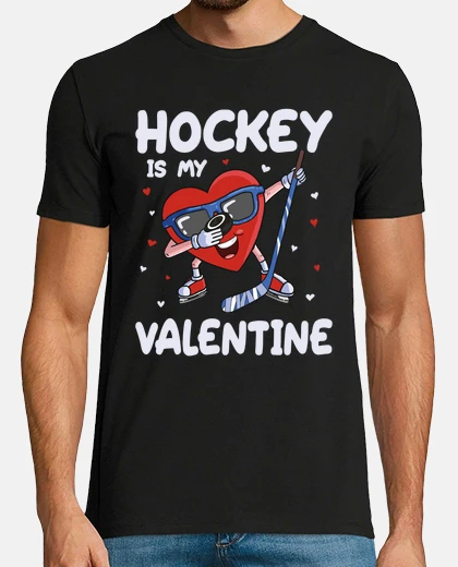 Camiseta el hockey es mi san valentin el dia de 