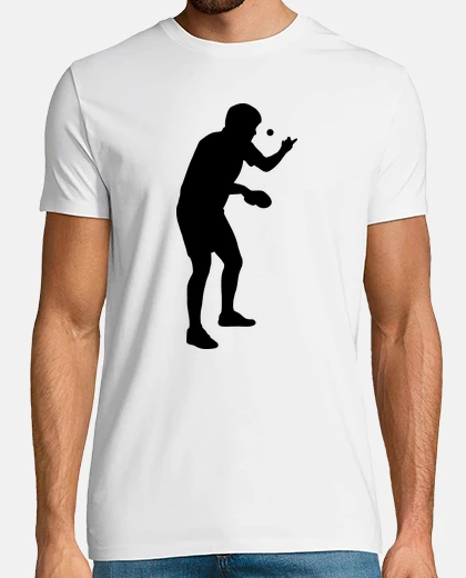 Camiseta el jugador de ping pong