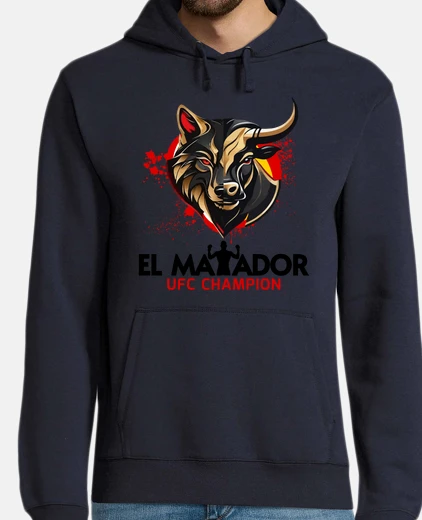 Hoodie el matador ilia topuria white