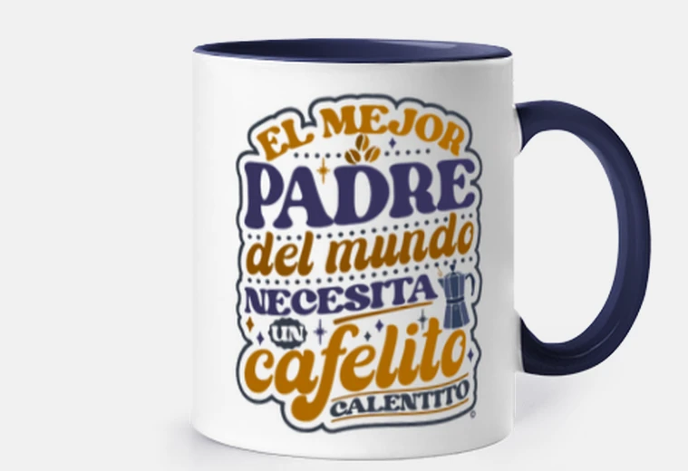 Taza El mejor padre del mundo necesita un cafelito