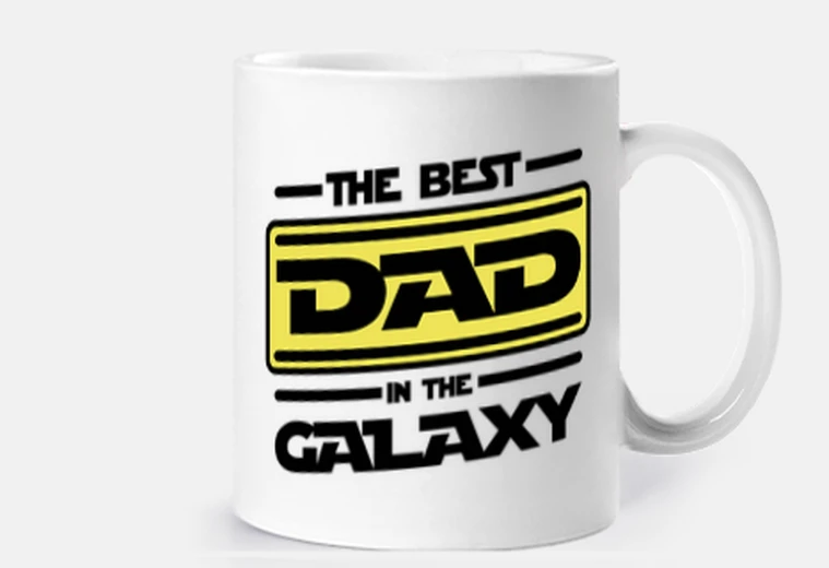 Taza el mejor papá de la galaxia - humor