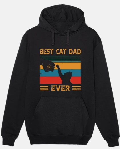 Sudadera el mejor papá gato